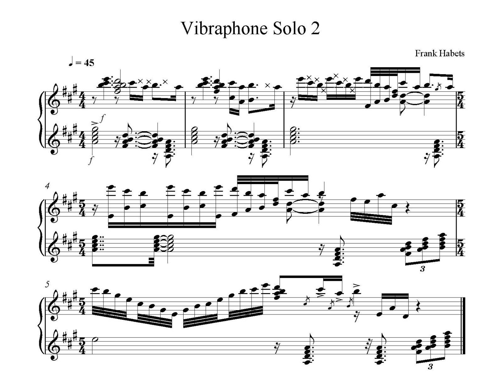 Vibraphone solo 2